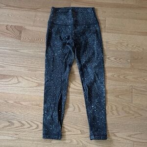 lululemon athletica Black Speckled Leggings